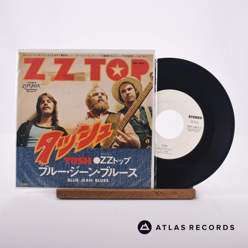 ZZ Top Tush 7" Vinyl Record - Front Cover & Record