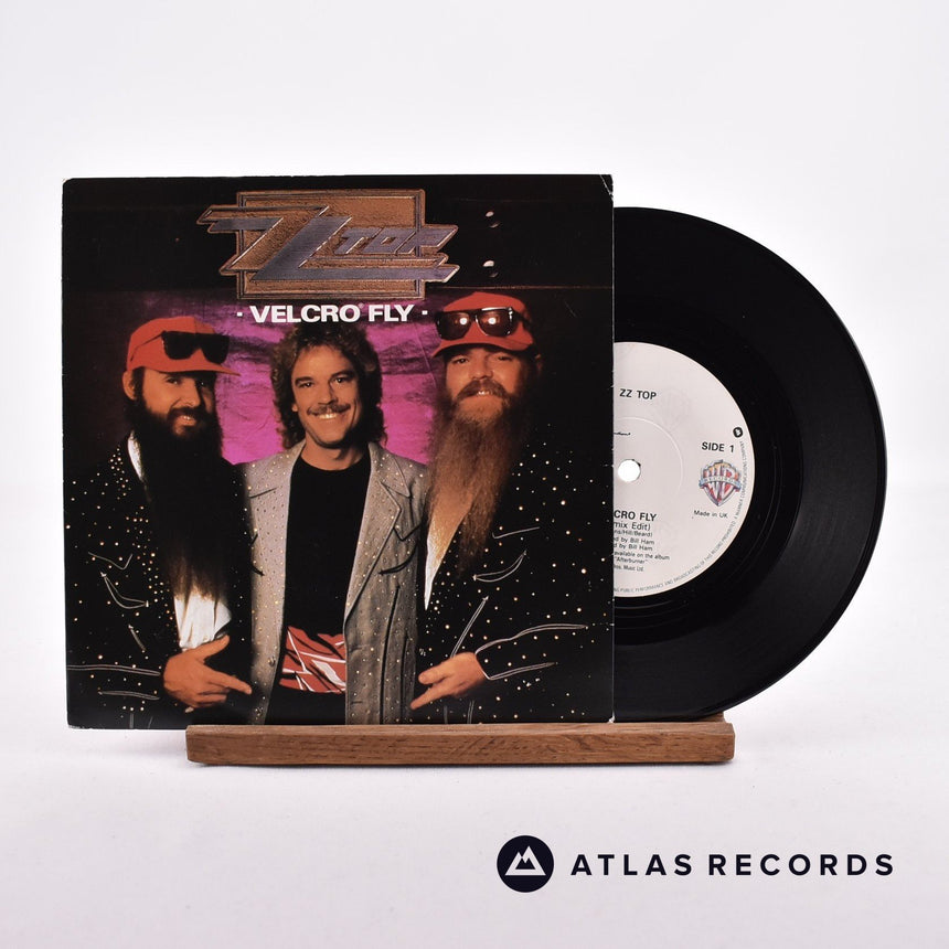 ZZ Top Velcro Fly 7" Vinyl Record - Front Cover & Record