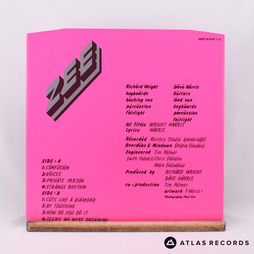 Zee - Identity - Embossed Sleeve A B LP Vinyl Record - EX/EX