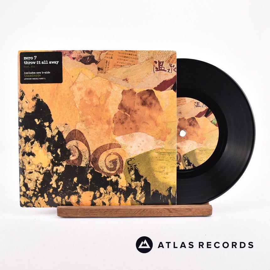 Zero 7 Throw It All Away 7" Vinyl Record - Front Cover & Record