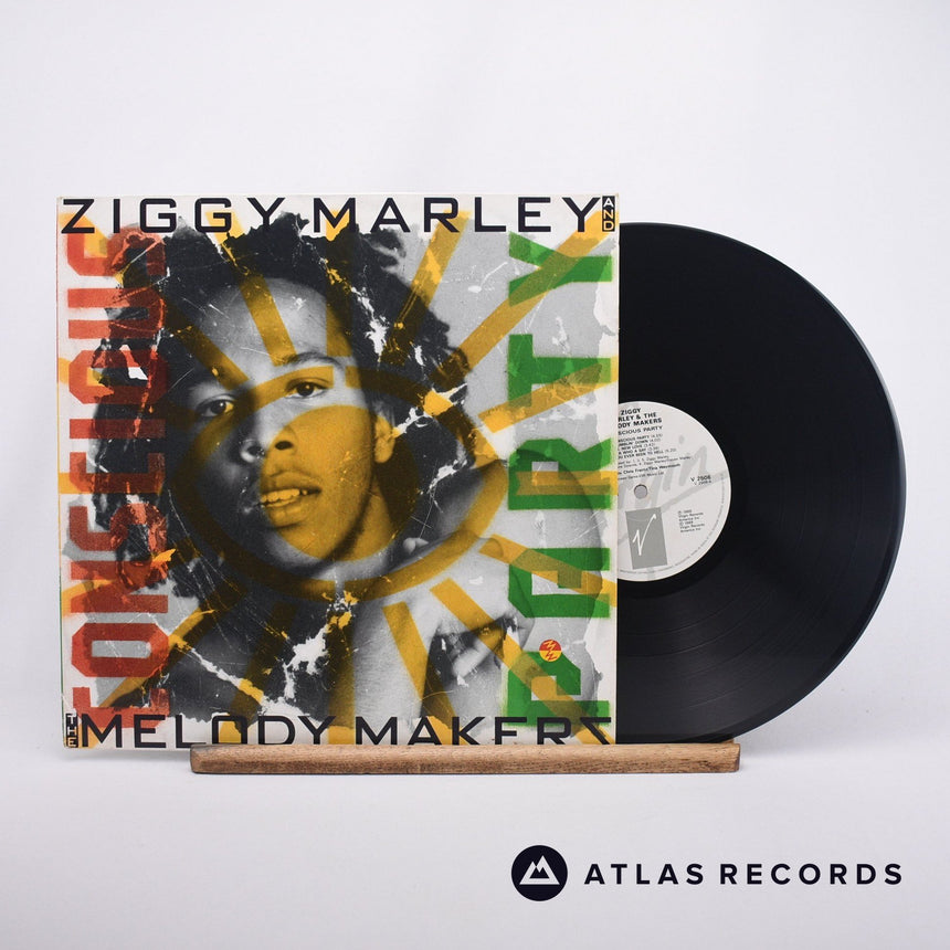 Ziggy Marley And The Melody Makers Conscious Party LP Vinyl Record - Front Cover & Record