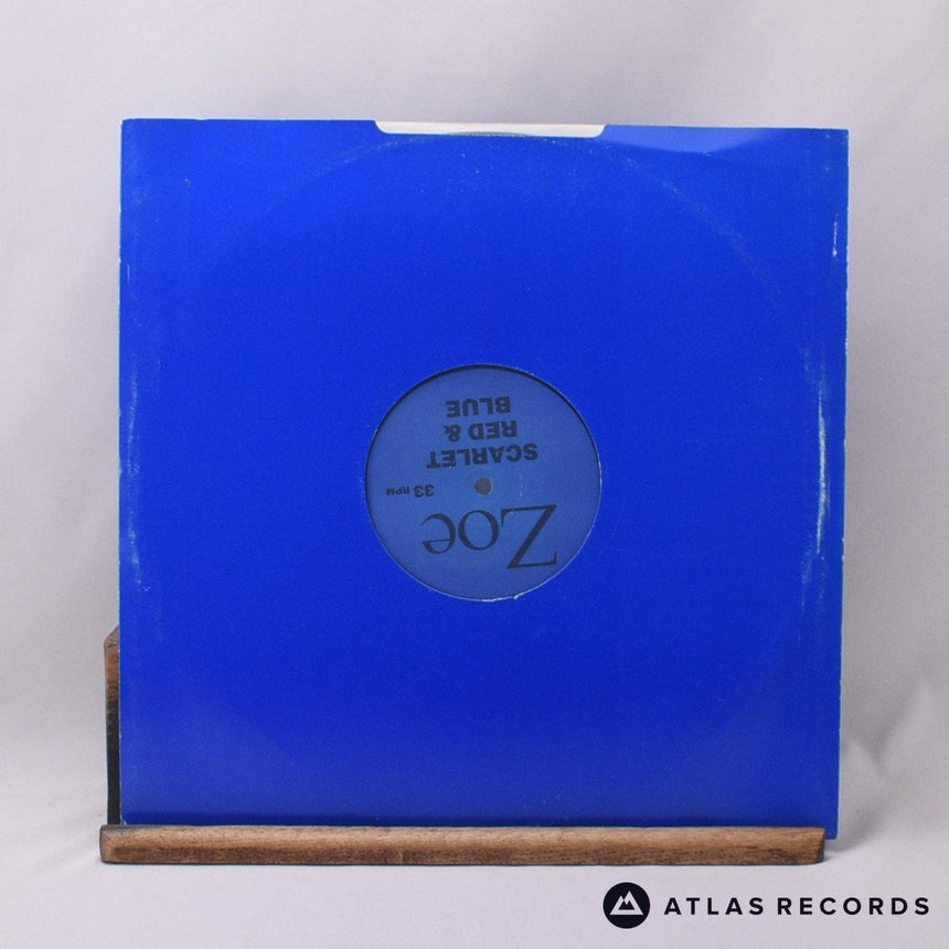 Zoë - Scarlet Red & Blue - Promo 12" Vinyl Record -