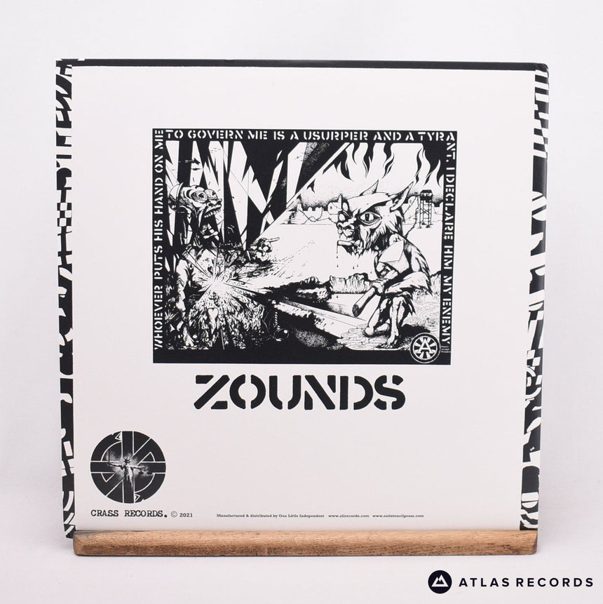 Zounds - Can't Cheat Karma / War / Subvert - Poster 12" Vinyl Record - NM/NM