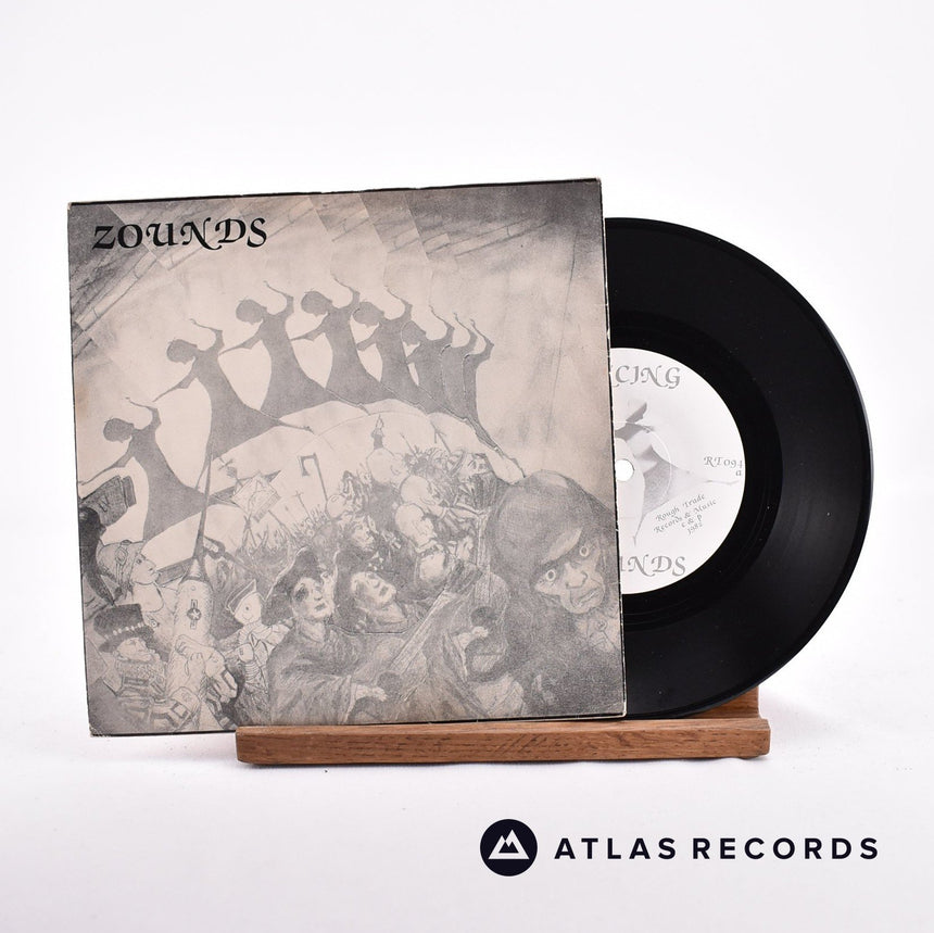 Zounds Dancing 7" Vinyl Record - Front Cover & Record