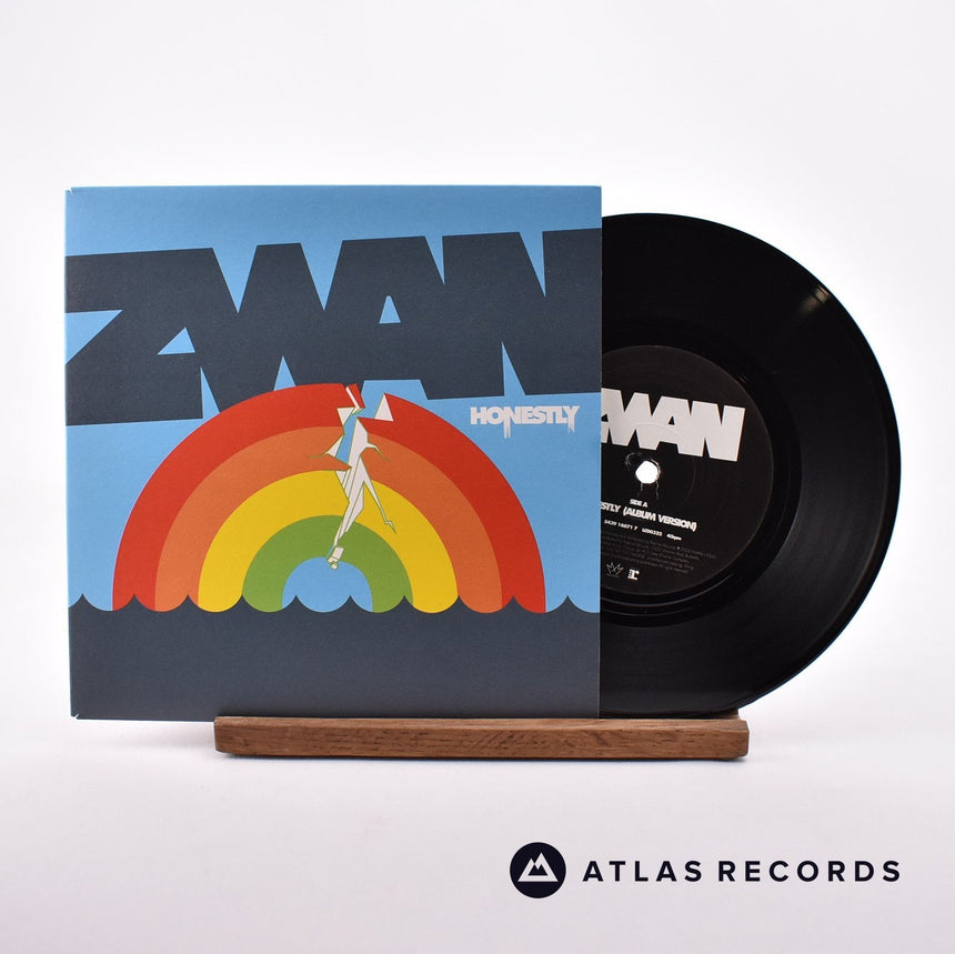 Zwan Honestly 7" Vinyl Record - Front Cover & Record