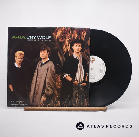 a-ha Cry Wolf 12" Vinyl Record - Front Cover & Record