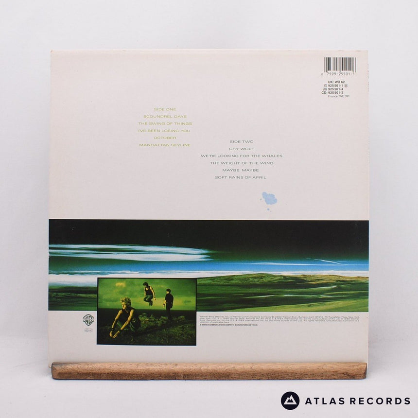 a-ha - Scoundrel Days - Embossed Sleeve LP Vinyl Record - EX/EX