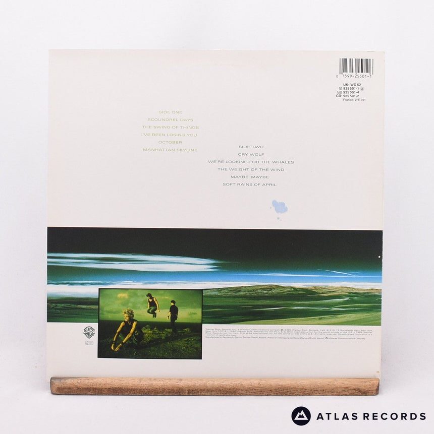 a-ha - Scoundrel Days - Embossed Sleeve -A -B LP Vinyl Record - EX/EX