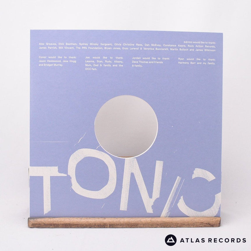 bdrmm - Microtonic - Booklet Marbled Blue And White LP Vinyl Record - NM/NM