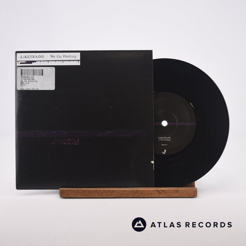 iLiKETRAiNS We Go Hunting 7" Vinyl Record - Front Cover & Record