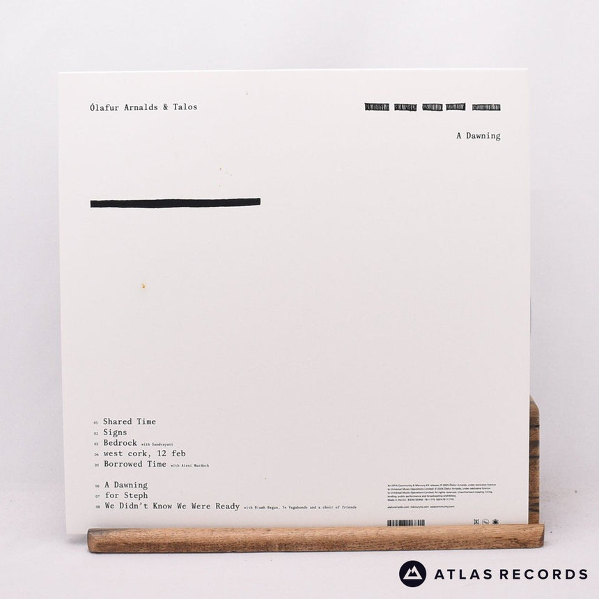 Ólafur Arnalds - A Dawning - Clear W/ Black Yolk -A -B LP Vinyl Record - EX/NM