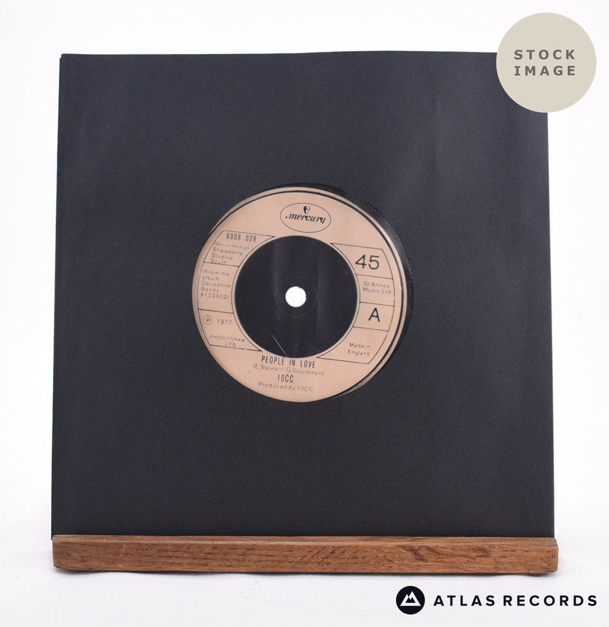 10CC People In Love 7" Vinyl Record - Sleeve & Record Side-By-Side