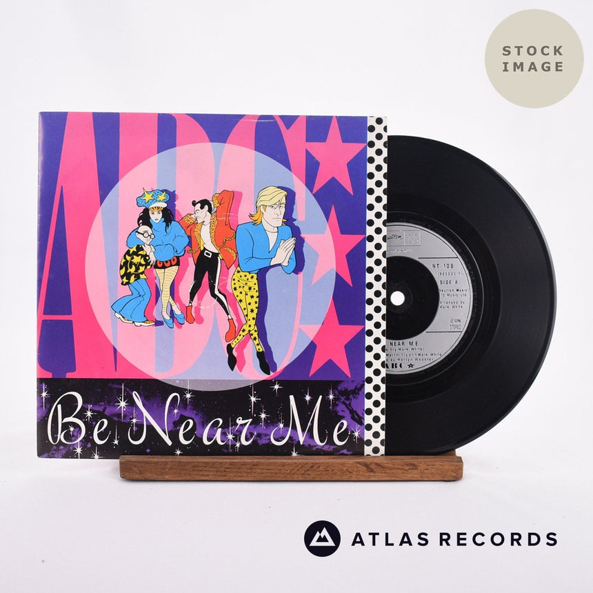 ABC Be Near Me Vinyl Record - Sleeve & Record Side-By-Side