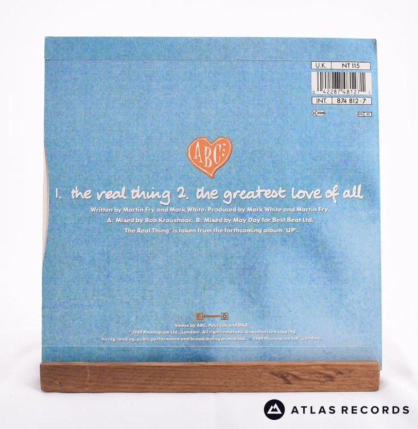 ABC - The Real Thing - 7" Vinyl Record - EX/EX