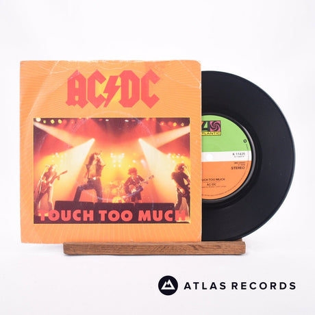 AC/DC Touch Too Much 7" Vinyl Record - Front Cover & Record