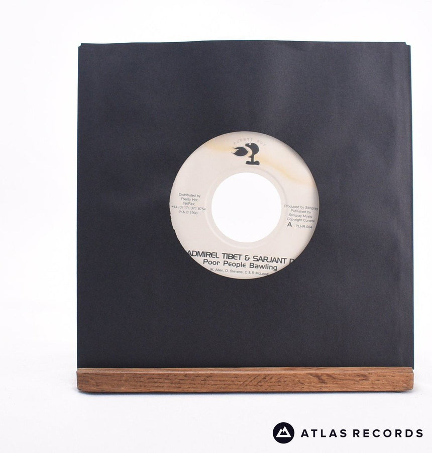 Admiral Tibet Poor People Bawling 7" Vinyl Record - In Sleeve