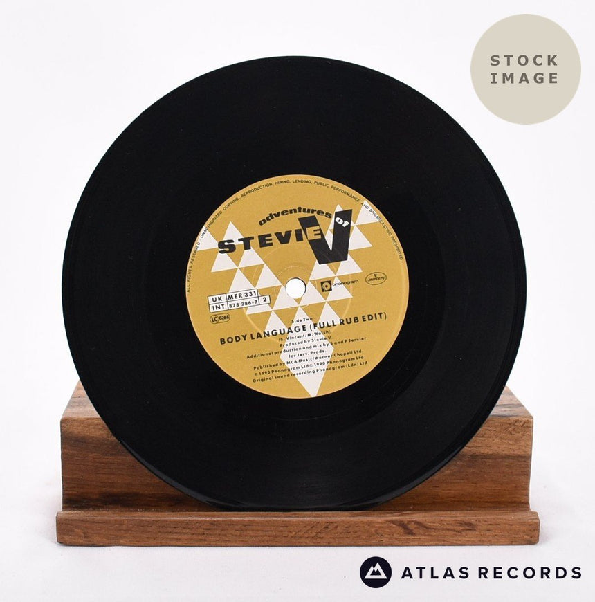 Adventures Of Stevie V. Body Language Vinyl Record - Record A Side