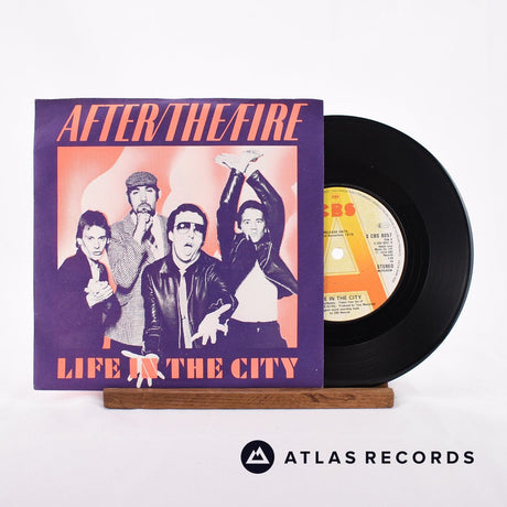 After The Fire Life In The City 7" Vinyl Record - Front Cover & Record