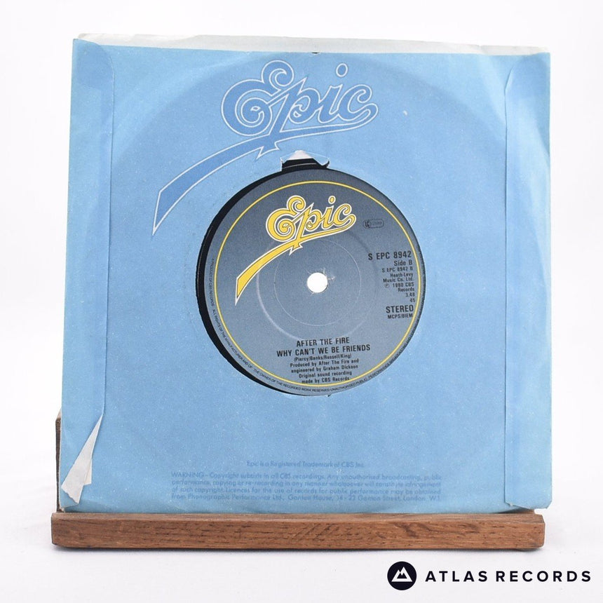 After The Fire - Love Will Always Make You Cry - 7" Vinyl Record - VG+/VG+