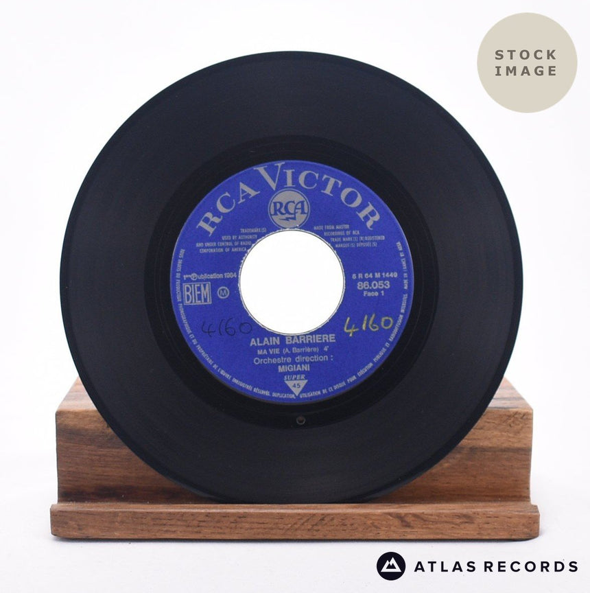 Alain Barrière Ma Vie 7" Vinyl Record - Record A Side