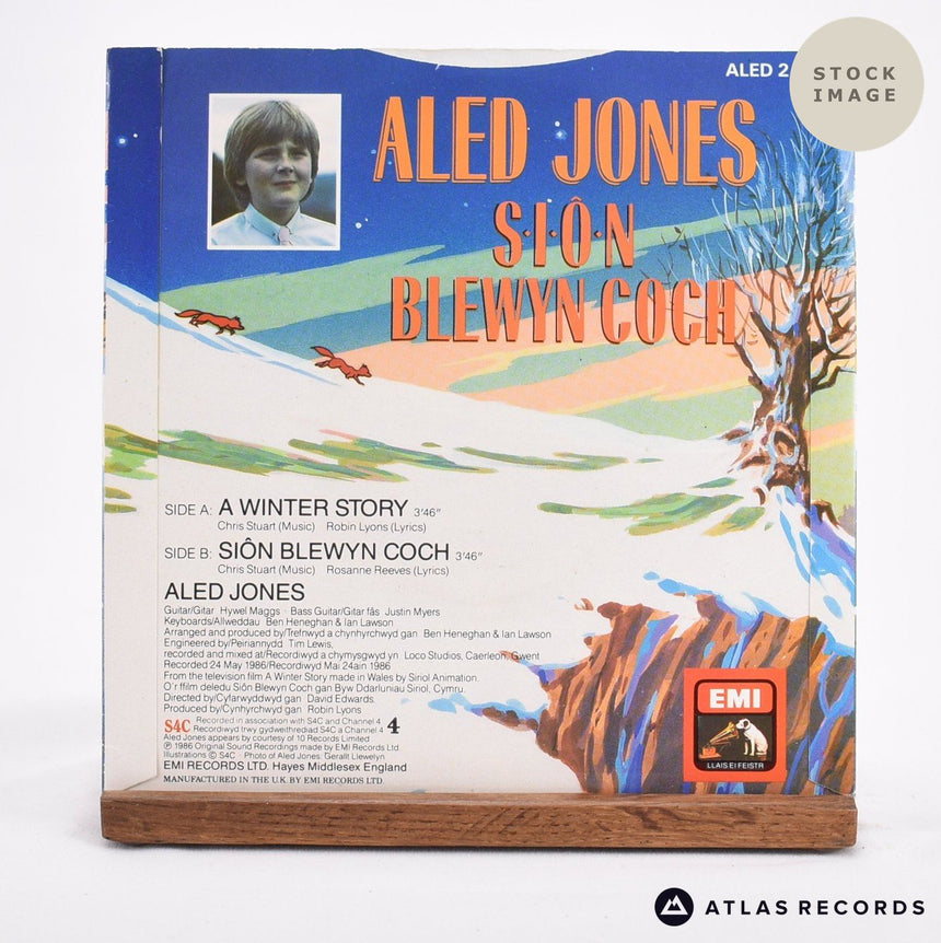 Aled Jones A Winter Story Vinyl Record - Reverse Of Sleeve