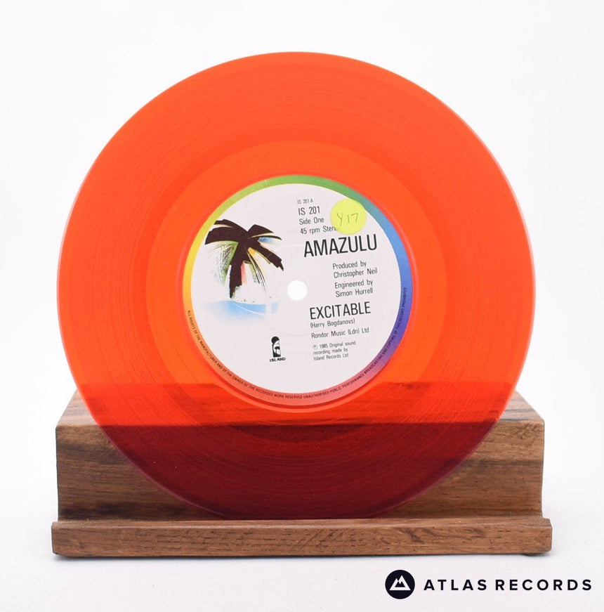 Amazulu - Excitable - Red 7" Vinyl Record - EX/EX