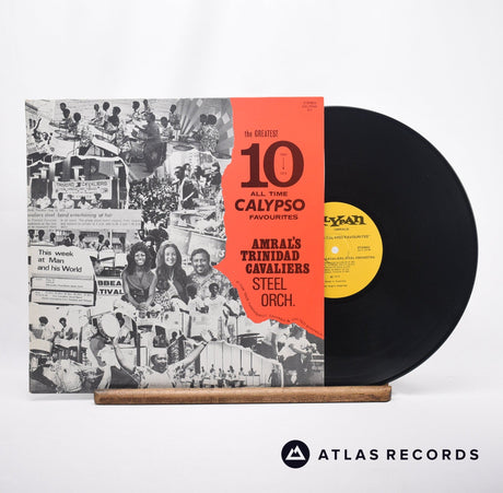 Amral's Trinidad Cavaliers The Greatest 10 All Time Calypso Favourites LP Vinyl Record - Front Cover & Record