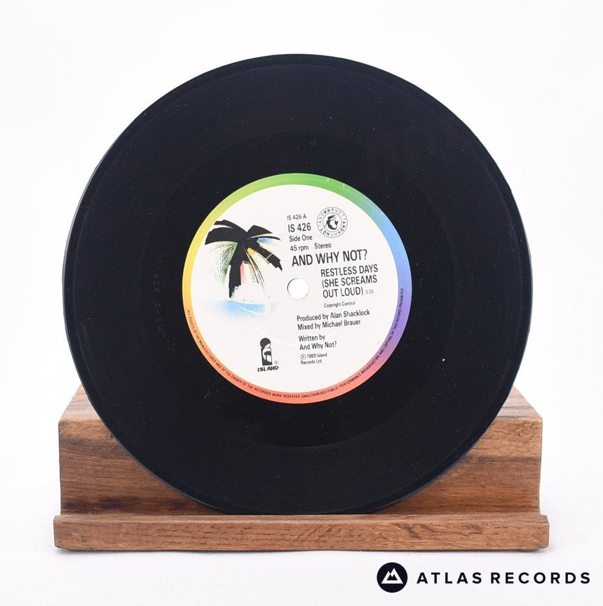 And Why Not? - Restless Days (She Screams Out Loud) - 7" Vinyl Record - EX/VG+