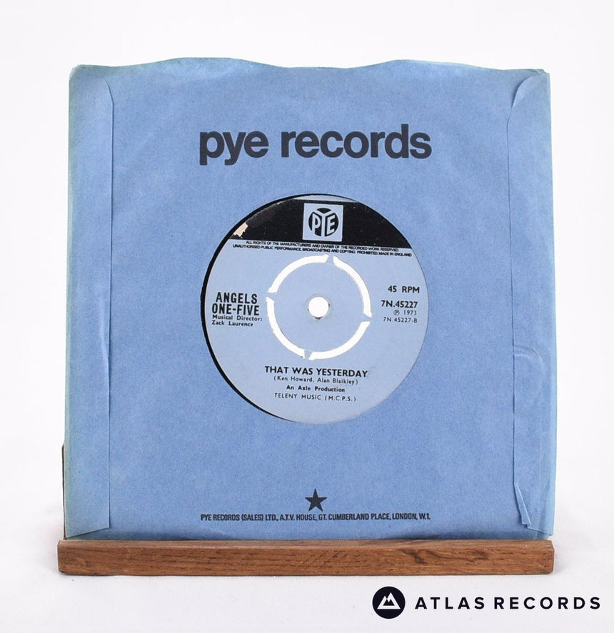 Angels One-Five - Toody - 7" Vinyl Record - EX/VG+