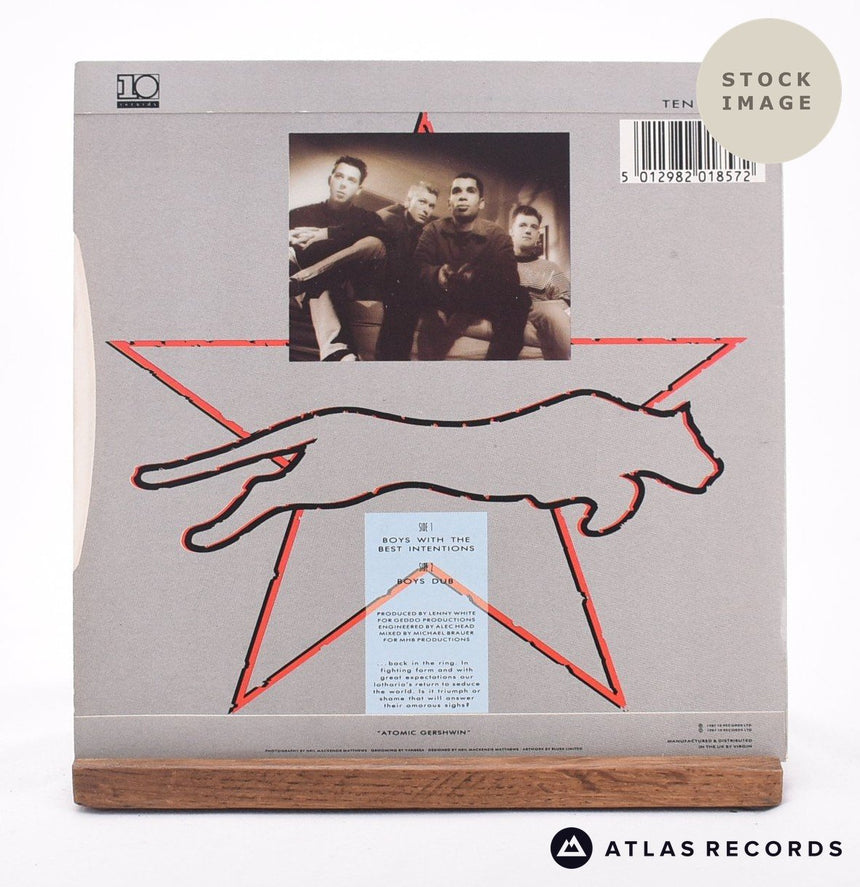 Animal Nightlife Boys With The Best Intentions 7" Vinyl Record - Reverse Of Sleeve