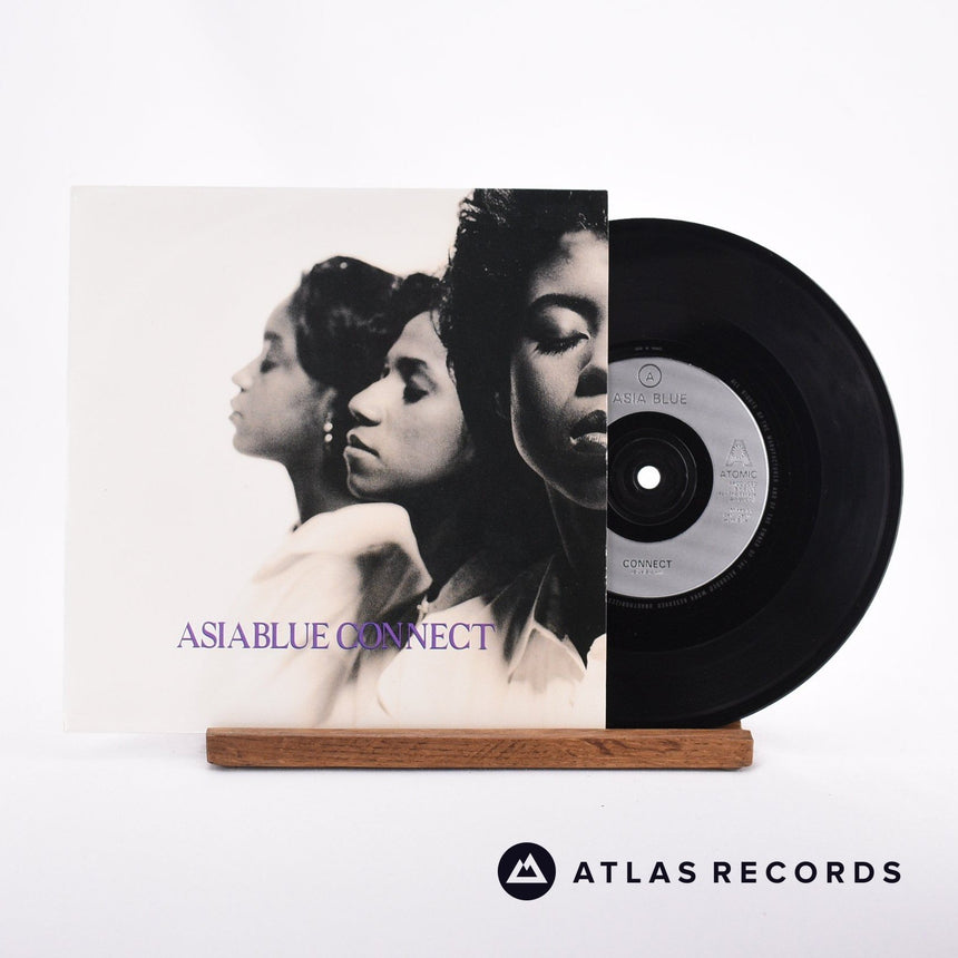 Asia Blue Connect 7" Vinyl Record - Front Cover & Record
