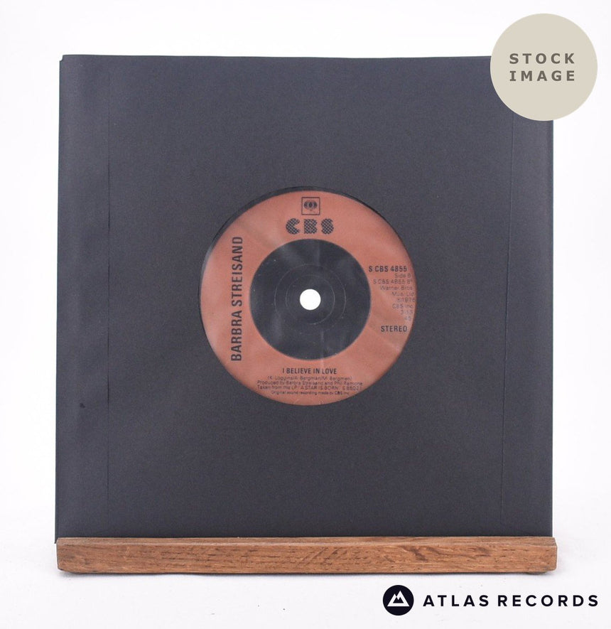 Barbra Streisand Love Theme From "A Star Is Born" 7" Vinyl Record - Reverse Of Sleeve