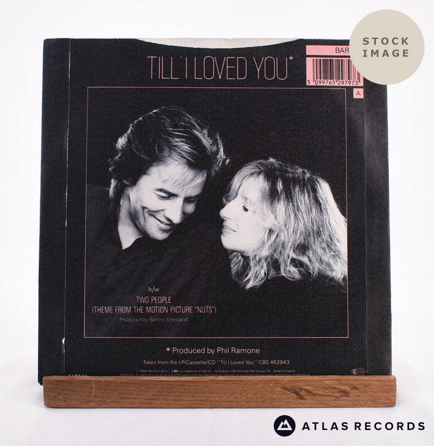 Barbra Streisand Till I Loved You Vinyl Record - Reverse Of Sleeve