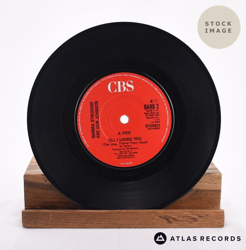Barbra Streisand Till I Loved You Vinyl Record - Record A Side
