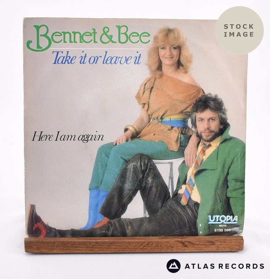Bennet & Bee Take It Or Leave It 1991 Vinyl Record - Reverse Of Sleeve