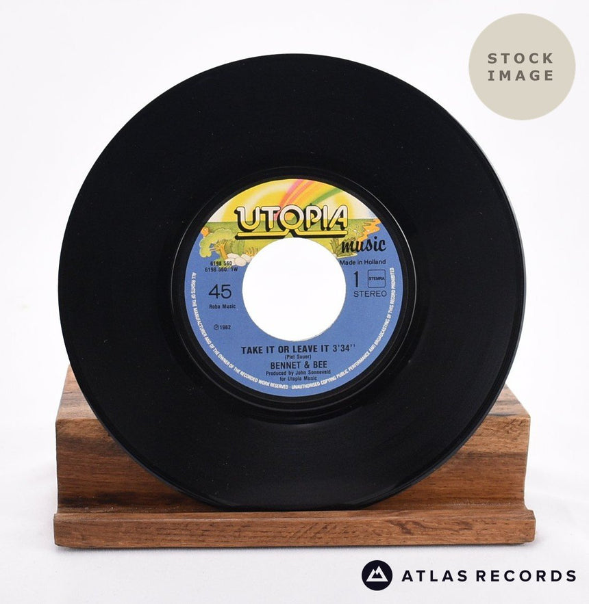 Bennet & Bee Take It Or Leave It 1991 Vinyl Record - Record A Side