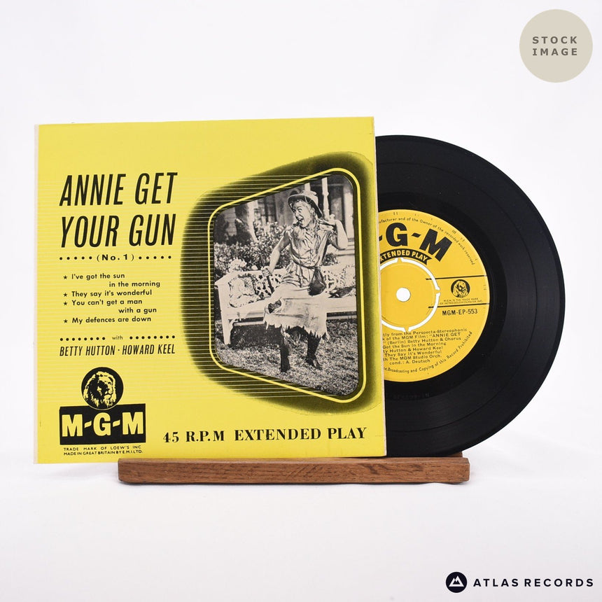 Betty Hutton Annie Get Your Gun 1978 Vinyl Record - Sleeve & Record Side-By-Side