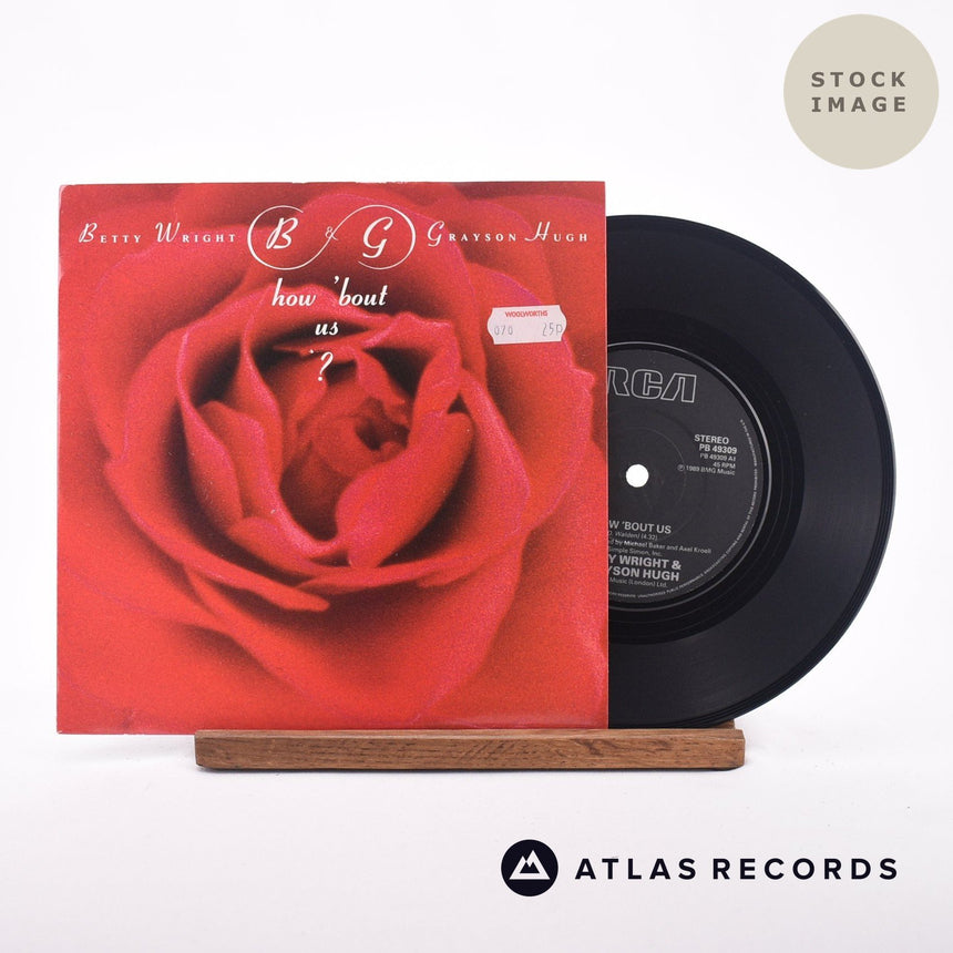 Betty Wright How 'Bout Us 7" Vinyl Record - Sleeve & Record Side-By-Side