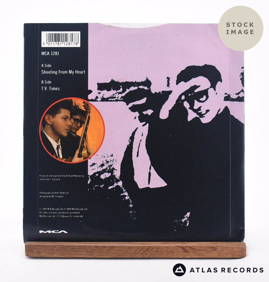 Big Bam Boo Shooting From My Heart 7" Vinyl Record - Reverse Of Sleeve