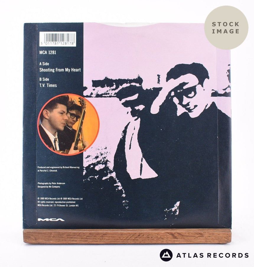 Big Bam Boo Shooting From My Heart 7" Vinyl Record - Reverse Of Sleeve