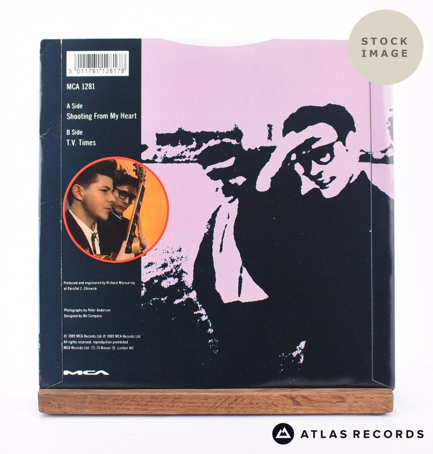 Big Bam Boo Shooting From My Heart 7" Vinyl Record - Reverse Of Sleeve