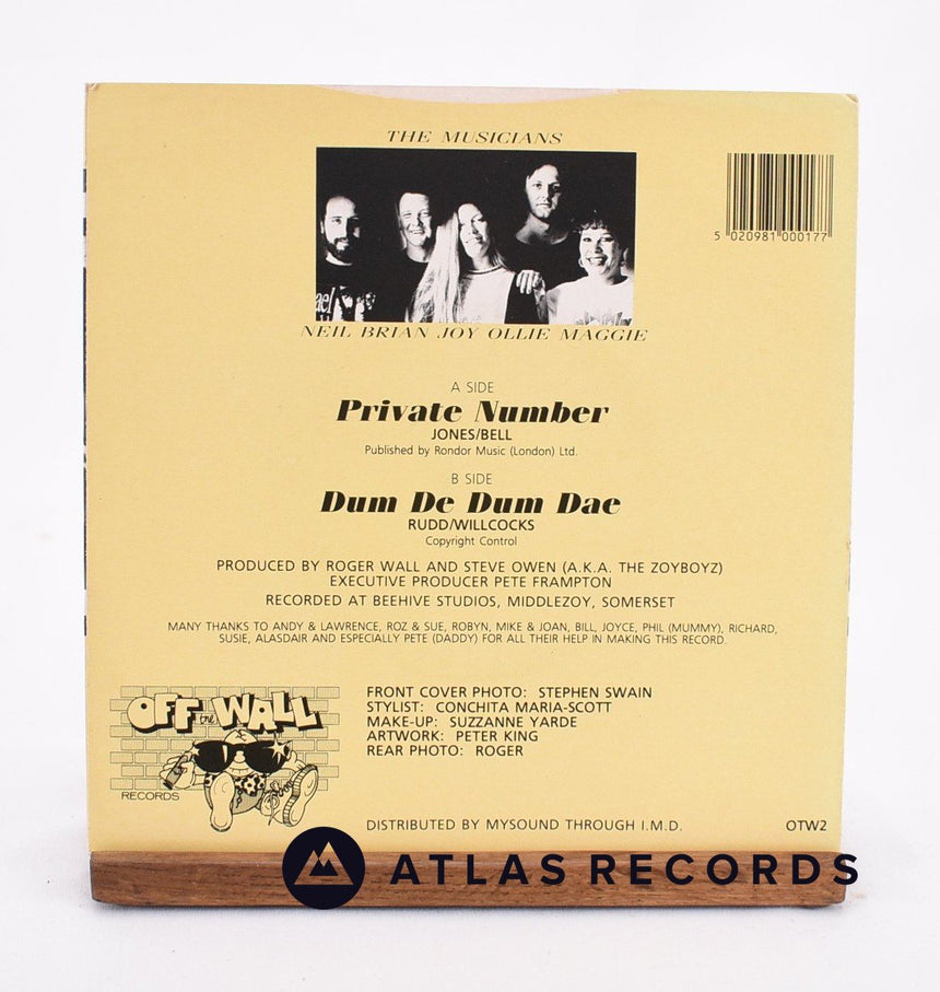 Big - Private Number - 7" Vinyl Record - VG+/VG+