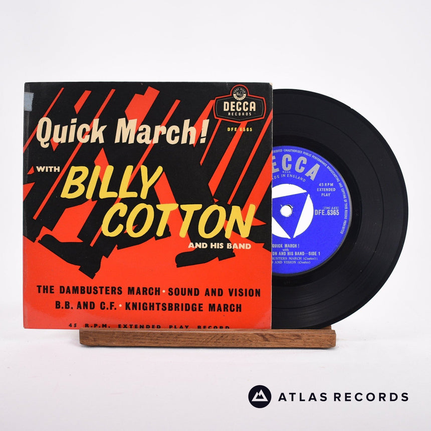 Billy Cotton And His Band Quick March! 7" Vinyl Record - Front Cover & Record