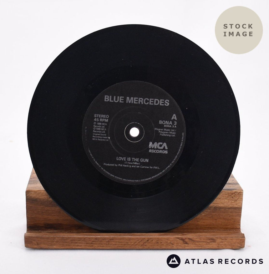 Blue Mercedes Love Is The Gun Vinyl Record - Record A Side