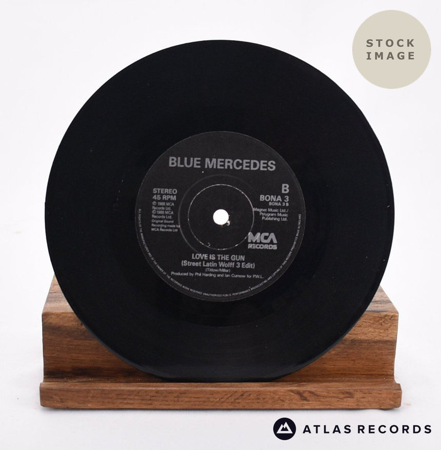 Blue Mercedes Love Is The Gun Vinyl Record - Record B Side