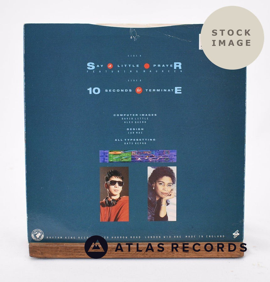 Bomb The Bass Say A Little Prayer Vinyl Record - Reverse Of Sleeve