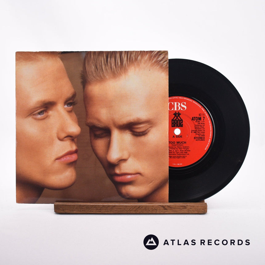 Bros Too Much 7" Vinyl Record - Front Cover & Record