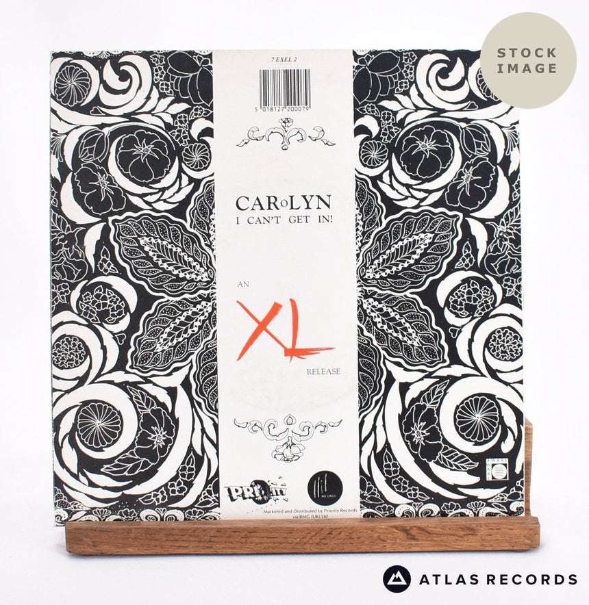 Carolyn I Can't Get In! 7" Vinyl Record - Reverse Of Sleeve