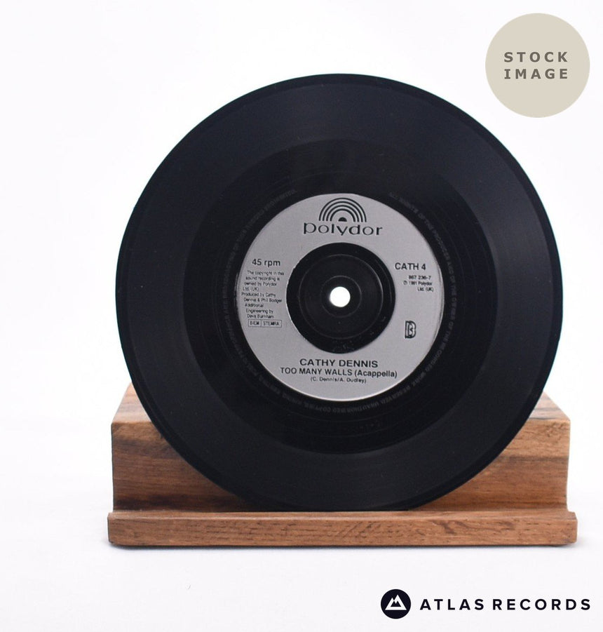 Cathy Dennis Too Many Walls 7" Vinyl Record - Record B Side