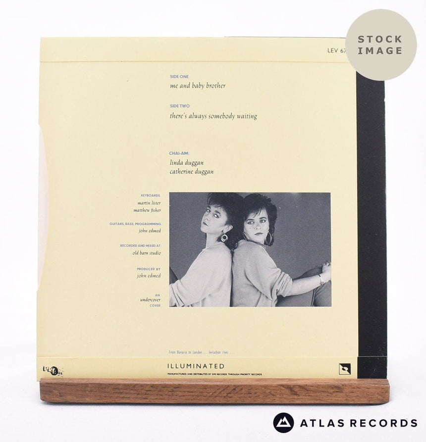 Chai-Am Me And Baby Brother 7" Vinyl Record - Reverse Of Sleeve